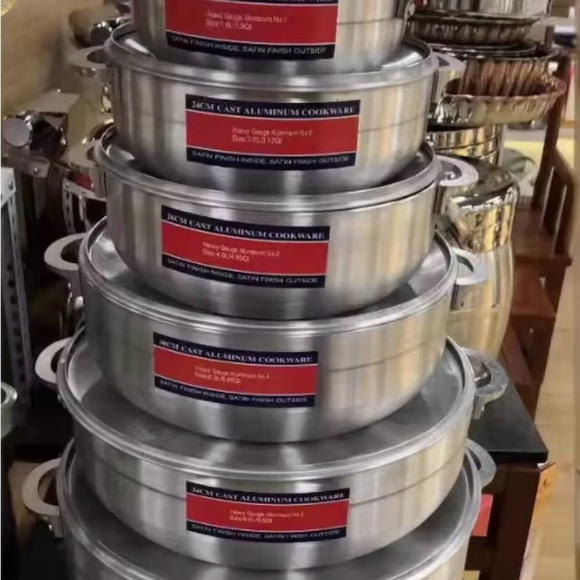 Aluminum Cookware Set - Silver - Picture 6 of 7